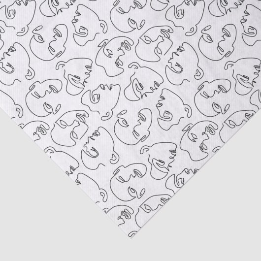 Lijnvlakken Tissuepapier (Detail)