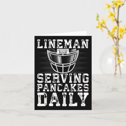 Lijnwachter serveert elke dag pannenkoeken America Kaart (Gele Bloem)