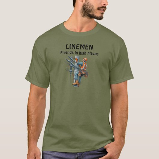Lijnwerkers T-shirt (Voorkant)
