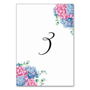 Lijst 3 van de Hydrangea hortensia's van de Kaart