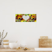 Lijst 5 van het hart + uw foto poster (Keuken)
