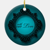  Lijst 80th Birthday gepersonaliseerd Ornament (Achterkant)