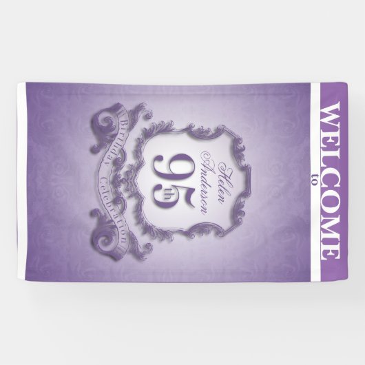  lijst 95e verjaardag van de geboorte Banner (Horizontaal)