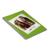  Lijst Aangepaste foto Lime Green Notitieboek (Rechterzijde)