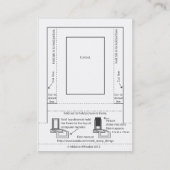 Lijst Afbeelding computermonitor Visitekaartje (Achterkant)