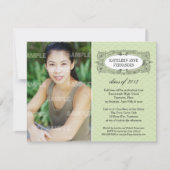 Lijst Afstuderen Uitnodiging (Voorkant)