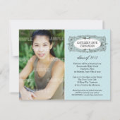 Lijst Afstuderen Uitnodiging (Voorkant)