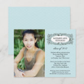 Lijst Afstuderen Uitnodiging (Voorkant / Achterkant)