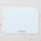  LIJST  | BAPTISME-INVITATIE KAART (Achterkant)