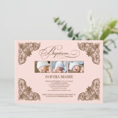 LIJST | BAPTISME-INVITATIE KAART (Staand voorkant)