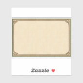 Lijst begin jaren '00 sticker (Vel)