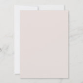 Lijst Beige Black Housewarming Invitation Kaart (Achterkant)