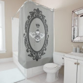  Lijst bij  bijen en kweekdieren Douchegordijn (In situ)