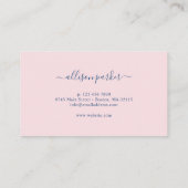 Lijst Blauw Geel Witte Meadow Flowers Visitekaartje (Achterkant)