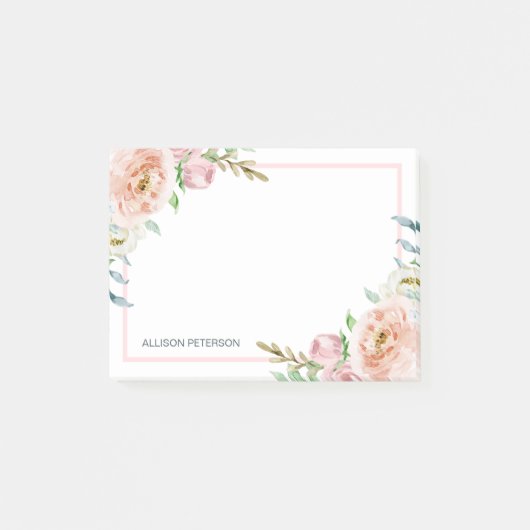 Lijst  bloemen | Jouw namen toevoegen Post-it® Notes (Voorkant)