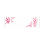 Lijst bloemen  zelfinktende stempel (Design)