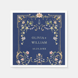   Lijst Bohemian Flowers Bruiloft Servet