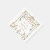   Lijst Bohemian Flowers Bruiloft Servet (Hoek)