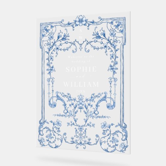   Lijst Bohemian WELKOM Bruiloft Acryl Bord (Hoek)