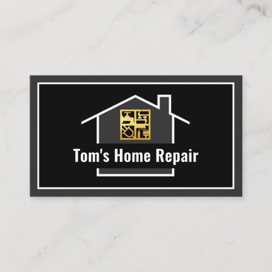 Lijst bouwen Handyman Tools Window Visitekaartje (Voorkant)