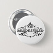  Lijst Bridesmaid Bridal Party Weddenschap Ronde Button 5,7 Cm (Voorkant /achterkant)