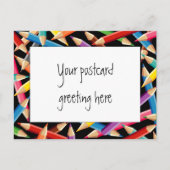 Lijst Bright Pencils Briefkaart (Voorkant)