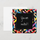 Lijst Bright Pencils Kaart (Voorkant / Achterkant)