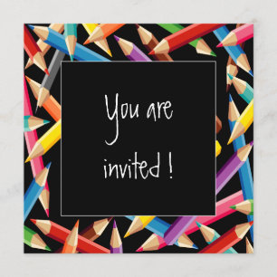 Lijst Bright Pencils Kaart