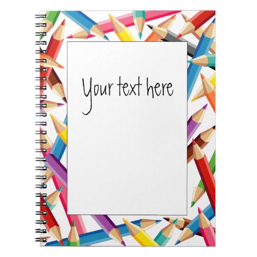 Lijst Bright Pencils Notitieboek (Voorkant)