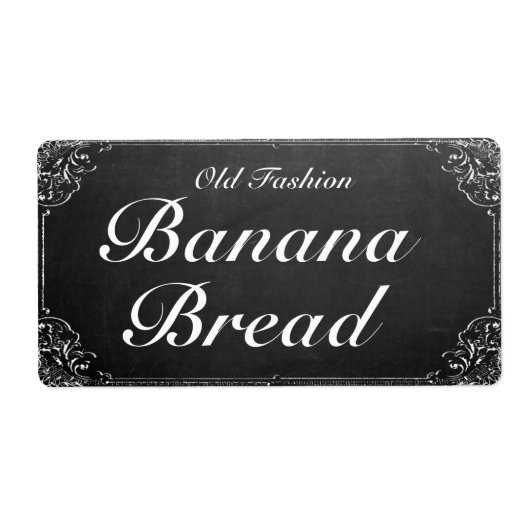    Lijst Chalkboardlabel Etiket (Voorkant)