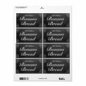    Lijst Chalkboardlabel Etiket (Full Sheet)