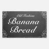    Lijst Chalkboardlabel Rechthoekige Sticker (Voorkant)