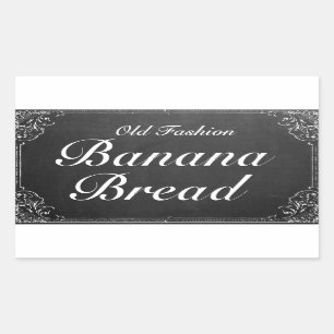    Lijst Chalkboardlabel Rechthoekige Sticker