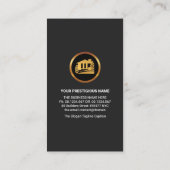 Lijst constructie handgereedschap Rechthoek Visitekaartje (Achterkant)