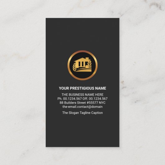 Lijst constructie handgereedschap Rechthoek Visitekaartje (Achterkant)