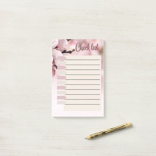 LIJST CONTROLEREN POST-IT® NOTES (Op bureau)