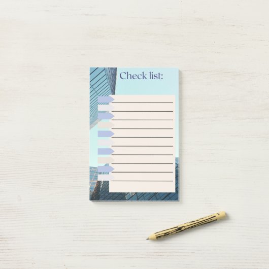 LIJST CONTROLEREN POST-IT® NOTES (Op bureau)