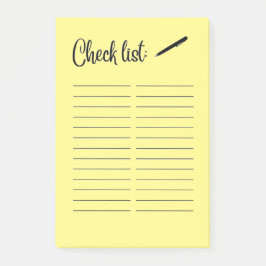 LIJST CONTROLEREN POST-IT® NOTES