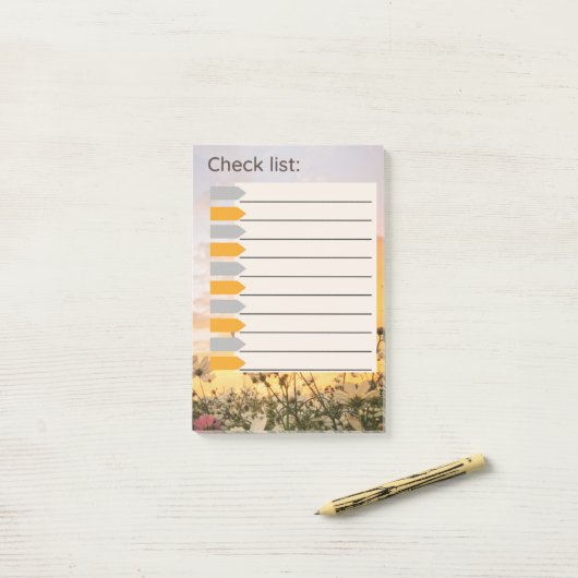 LIJST CONTROLEREN POST-IT® NOTES (Op bureau)