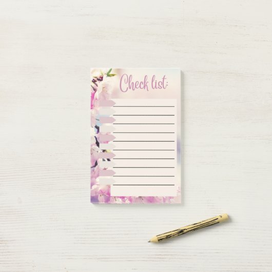 LIJST CONTROLEREN POST-IT® NOTES (Op bureau)