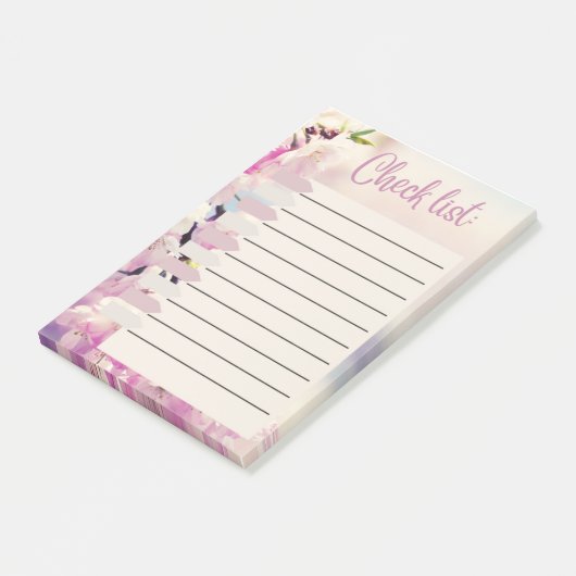 LIJST CONTROLEREN POST-IT® NOTES (Schuin)