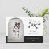 Lijst Cozy Natuur Arch Feestdagenkaart (Staand voorkant)