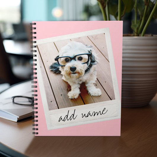  Lijst Custom Foto Blush Roze Notitieboek