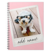  Lijst Custom Foto Blush Roze Notitieboek (Voorkant)