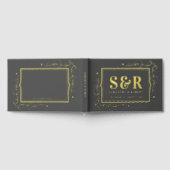 Lijst Custom Typography Design op grijs Gastenboek (Volledig)