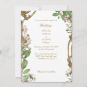 Lijst Daisies bruiloft Kaart (Voorkant)