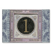  Lijst Damask Floral Tapestry 3 Table Kaart (Voorkant)