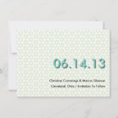 Lijst de datum sparen de datumaankondigingen save the date (Achterkant)