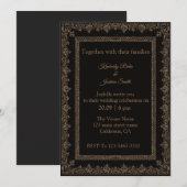  Lijst Design Wedding Invitations Kaart (Voorkant / Achterkant)