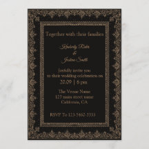Lijst Design Wedding Invitations